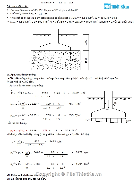 file cad nền móng đhxd,bản cad nền móng chuẩn,Đồ án nền móng ĐHXD,Excel đồ án nền móng